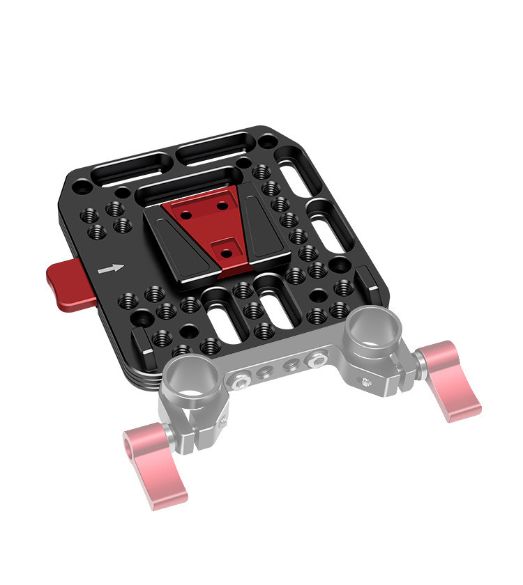 Fotolux CP-8129 V-mount Battery Multi-holes Cheese Plate (90 x 95mm)
